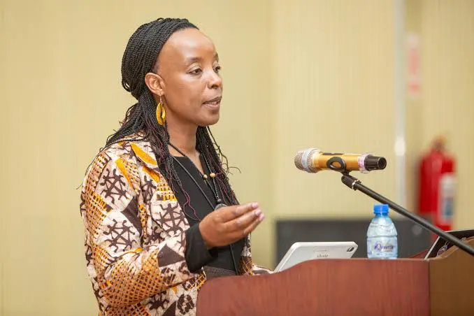 Professor Cebisa Moyo speaking at the workshop opening